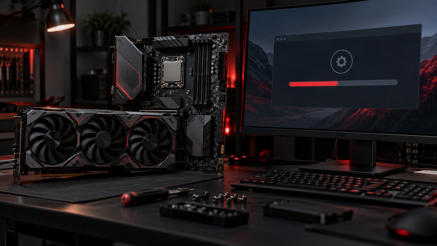 Gaming PC drivers component and setup for the SAL380 guide